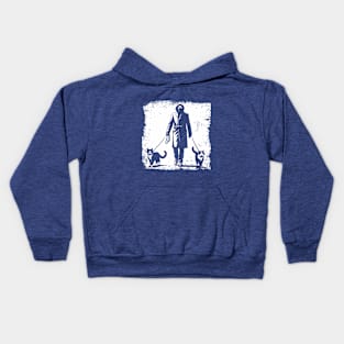 Walking the Kitties Kids Hoodie